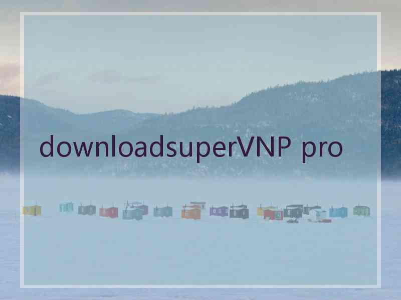 downloadsuperVNP pro