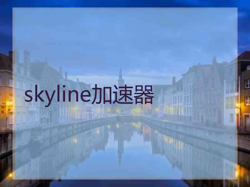 skyline加速器