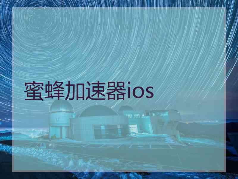 蜜蜂加速器ios