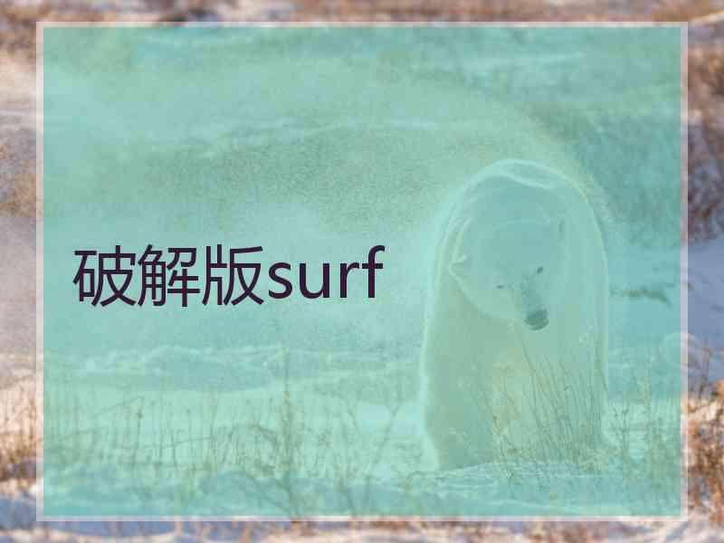 破解版surf