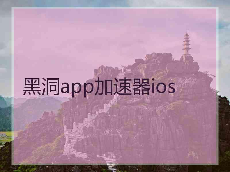 黑洞app加速器ios