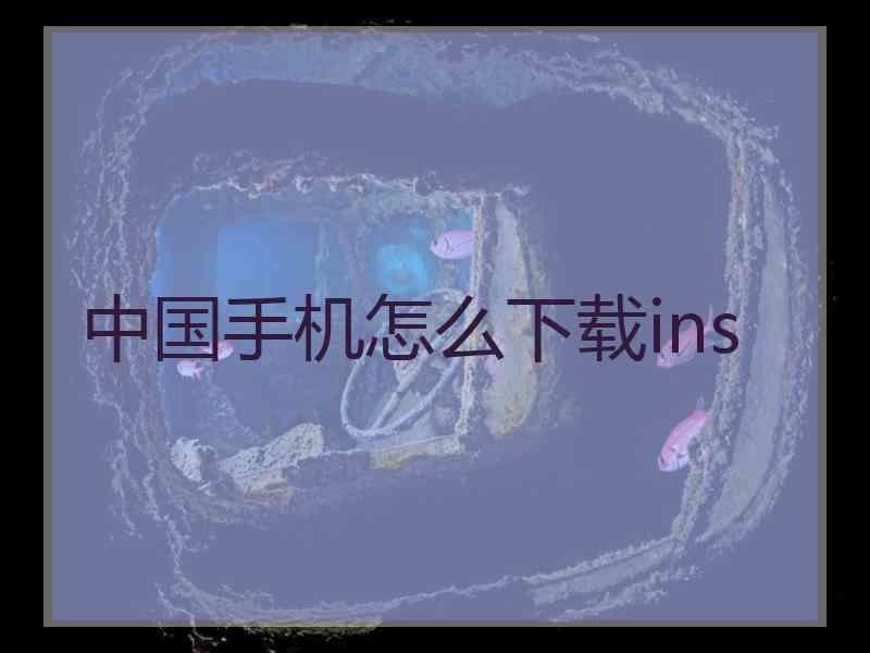 中国手机怎么下载ins