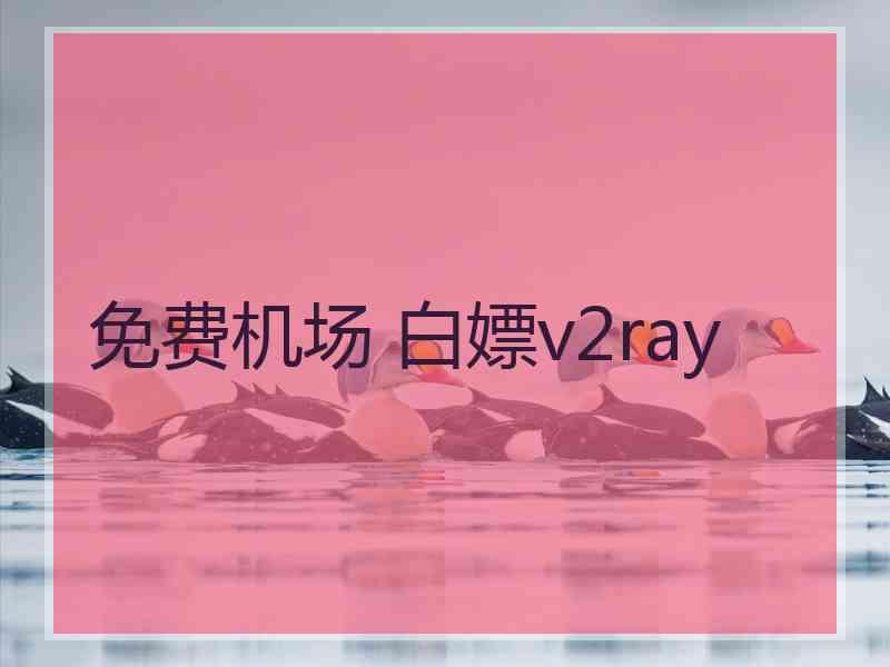 免费机场 白嫖v2ray