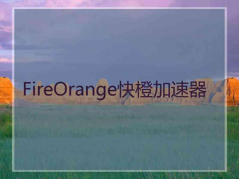 FireOrange快橙加速器