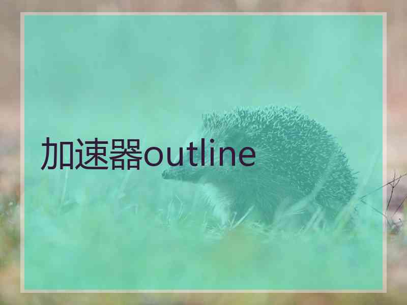 加速器outline