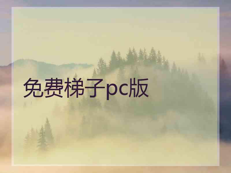 免费梯子pc版