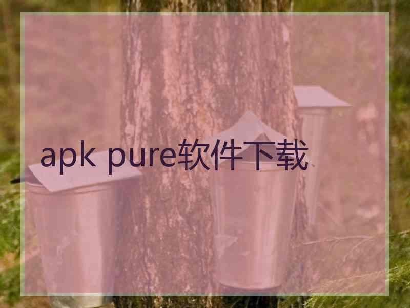 apk pure软件下载