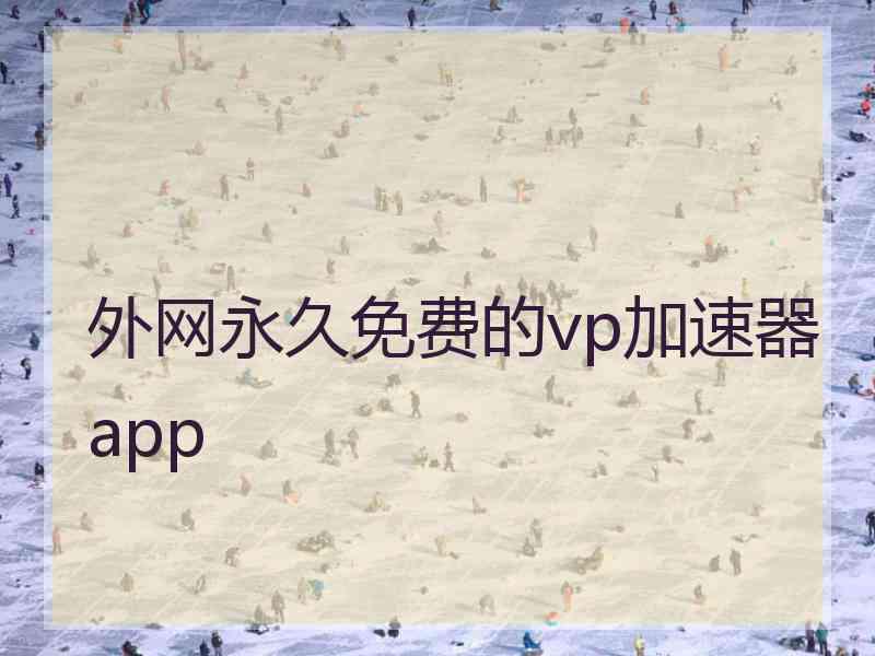 外网永久免费的vp加速器app