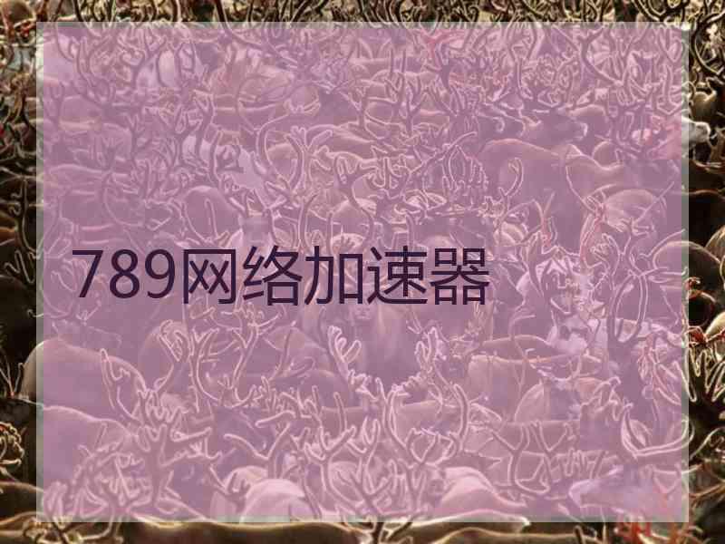 789网络加速器