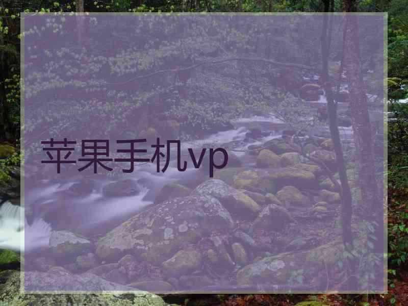 苹果手机vp