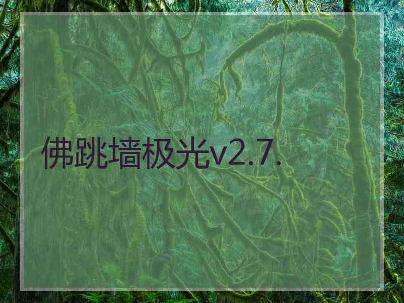 佛跳墙极光v2.7.