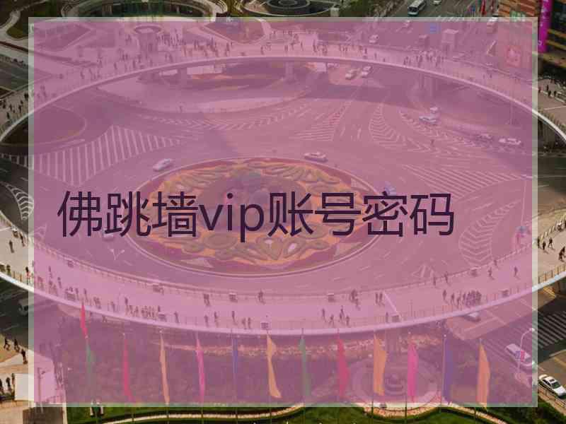 佛跳墙vip账号密码