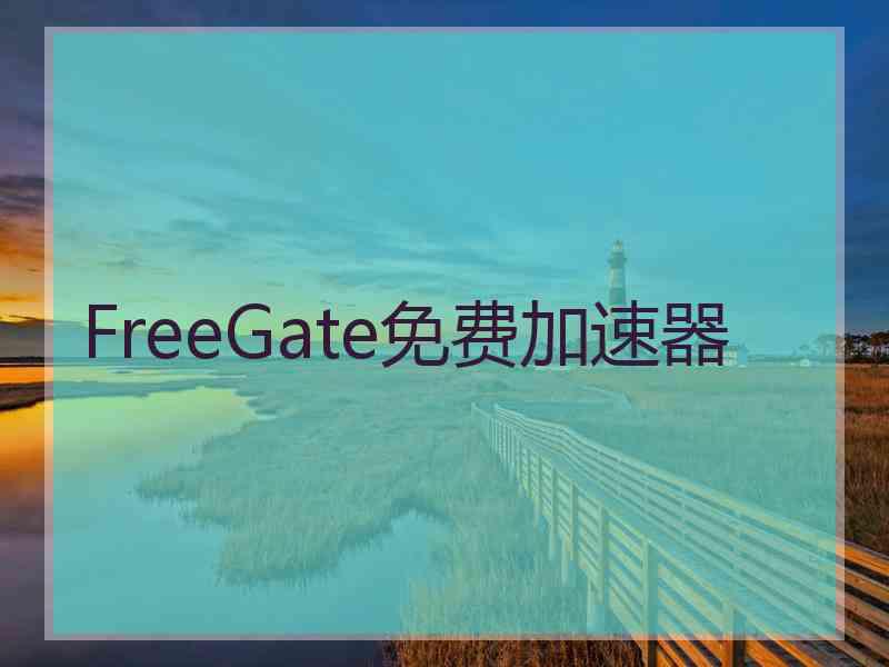 FreeGate免费加速器